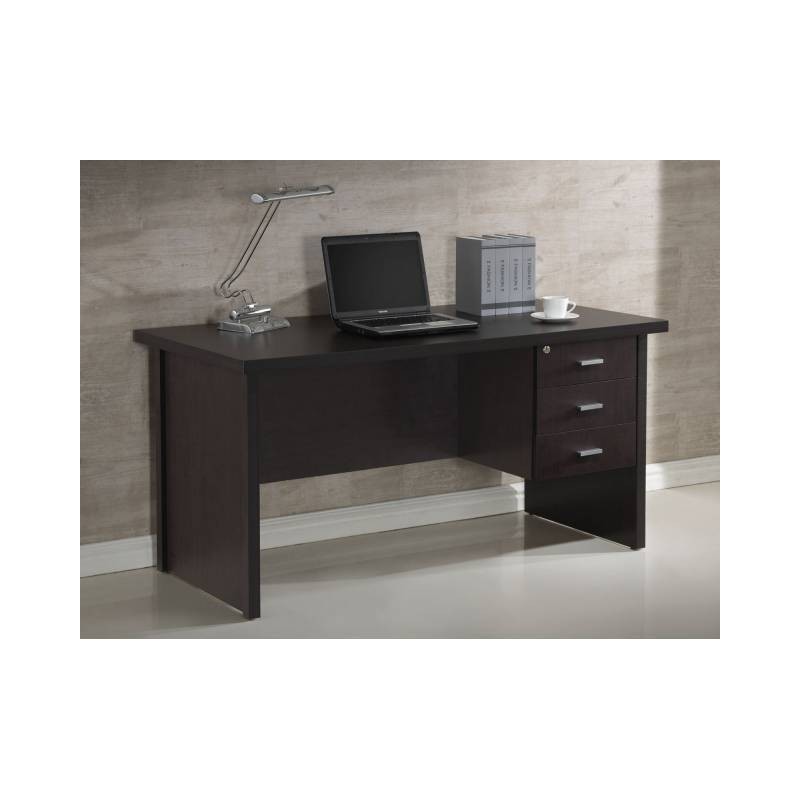 Mesa de despacho 3 cajones wengue
