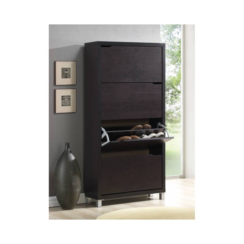Zapatero 4 Puertas Trampón Moka
