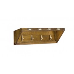 Perchero Laos 4 colgadores de Madera Tropical 70*20*20