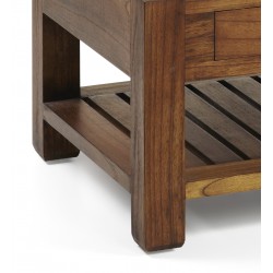 MESA CENTRO LAOS 1 CAJÓN 1 ESTANTE 60*60*40