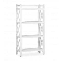 Estantería Cruz Polaris de madera con 4 estantes de 80 cm.