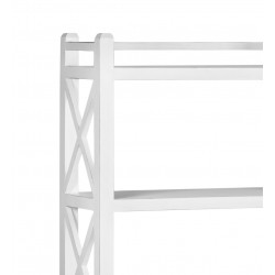 Estantería Cruz Polaris de madera con 4 estantes de 80 cm.