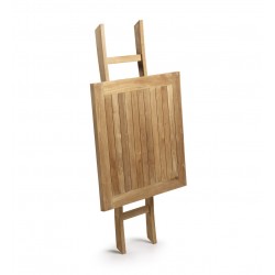 Mesa de Jardín de Madera de Teca plegada
