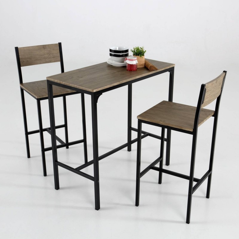 Mesa, Set de mesa + 2 Sillas altas