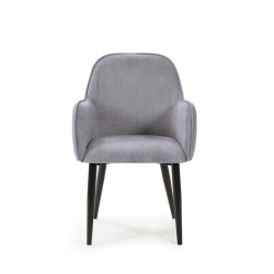 Pack de 2 Sillón Laude pana Gris