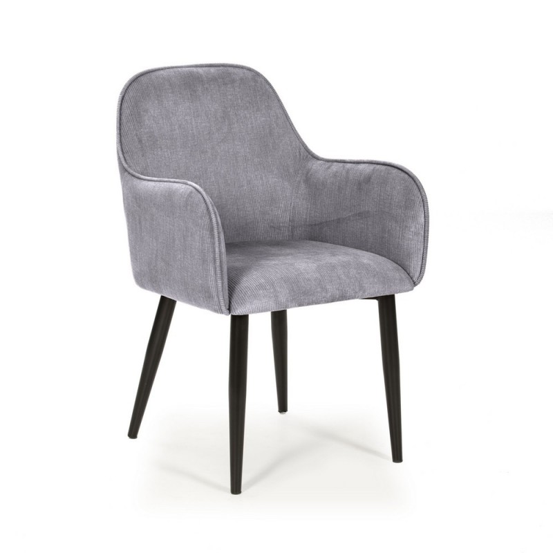 Pack de 2 Sillón Laude pana Gris