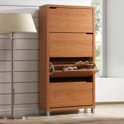 Zapatero 4 Puertas Trampón Maple