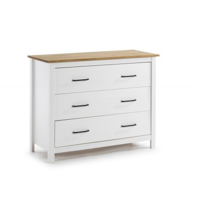 Cómoda Claire 3C Blanco / Cera