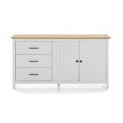 Aparador Claire 2P3C Blanco - Cera de 150 cm.