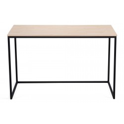 Mesa de estudio Mina de 120x60 cm. nórdico -  metal negro
