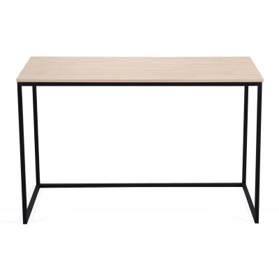 Mesa de estudio Mina de 120x60 cm. nórdico -  metal negro