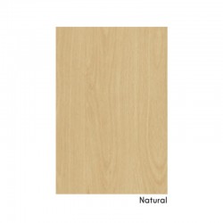 Muestra de Madera de Haya barnizada natural.