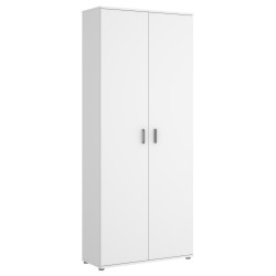 Armario Multiusos Escobero 2 Puertas Blanco
