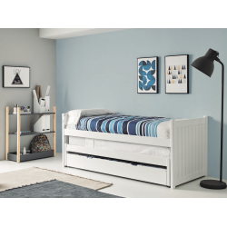 Cama Compacto Oslo lacado Blanco Mate