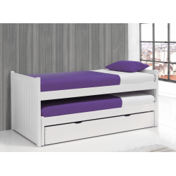 Cama Compacto Oslo lacado Blanco Mate