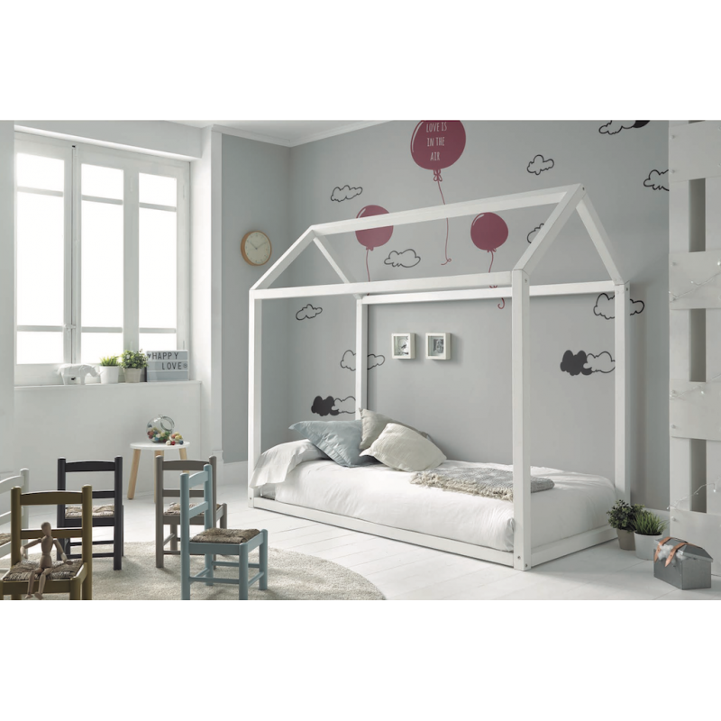 Cama Casita Lia Blanca