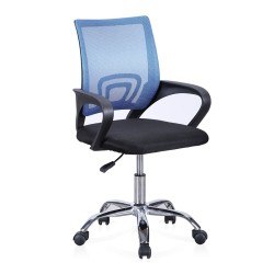 Silla de Oficina Giratoria Logic Negro / Azul