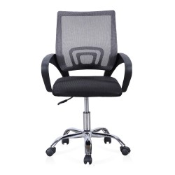 Silla de Oficina Giratoria Logic Negro / Gris