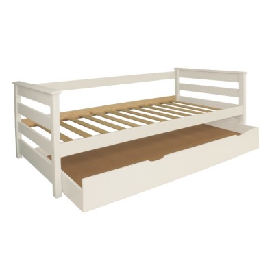 Cama Nido Sophie lacada Blanco Mate con Cajón