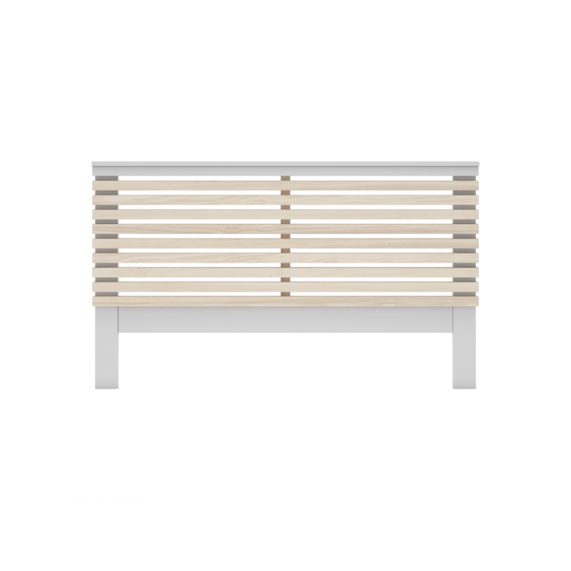Cabecero Mauricio de 160 cm de Madera de Pino Blanco / Cera