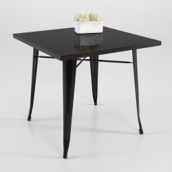 Mesa de café  metal  color negro