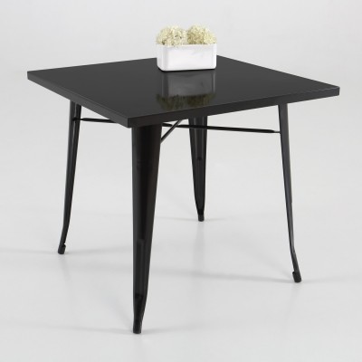 Mesa de café  metal  color negro