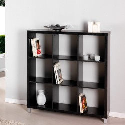 Estantería Box de 9 Huecos color Negro