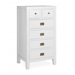 CÓMODA POLAR ESTRECHA 6 CAJONES 60*45*110