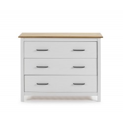 Cómoda Claire 3C Blanco / Cera