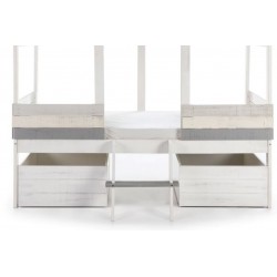 Set 2 cajones para la cama Cabaña Robin color Blanco