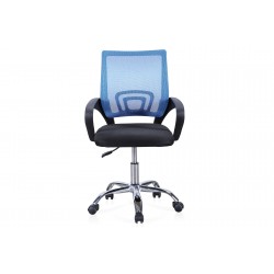 Silla de Oficina Giratoria Logic Negro / Azul