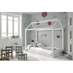 Cama Casita Lia Blanca
