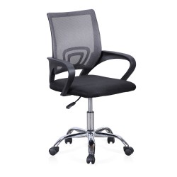 Silla de Oficina Giratoria Logic Negro / Gris