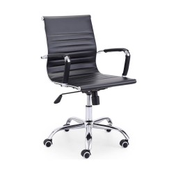 Sillón de Oficina York Giratorio, elevable y Basculante Símil Piel Negro