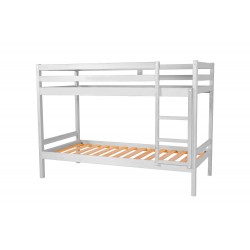 Litera Blanco Mate de 2 camas de 90x190