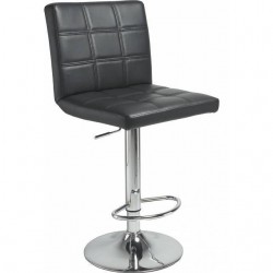 Taburete elevable negro